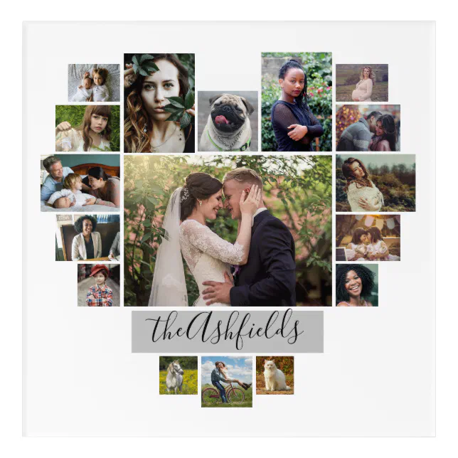 acrylic collage frames